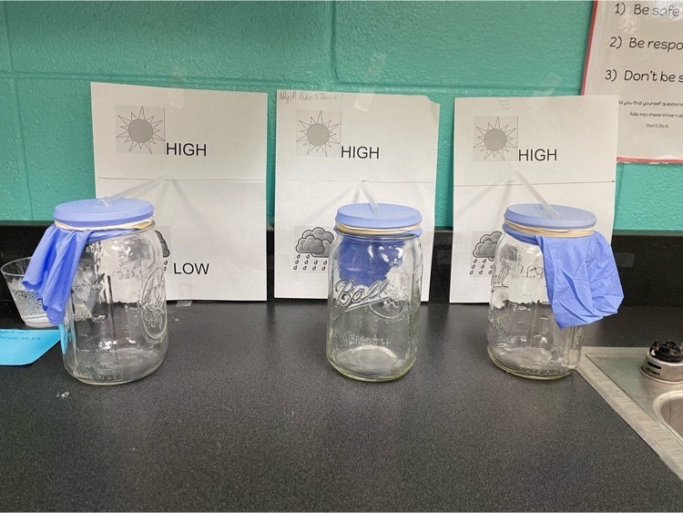 Mason jar barometers