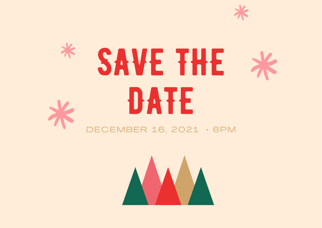 Christmas Program Save The Date